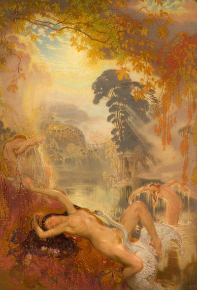 Leda and the Swan, 1928 by William Shackleton